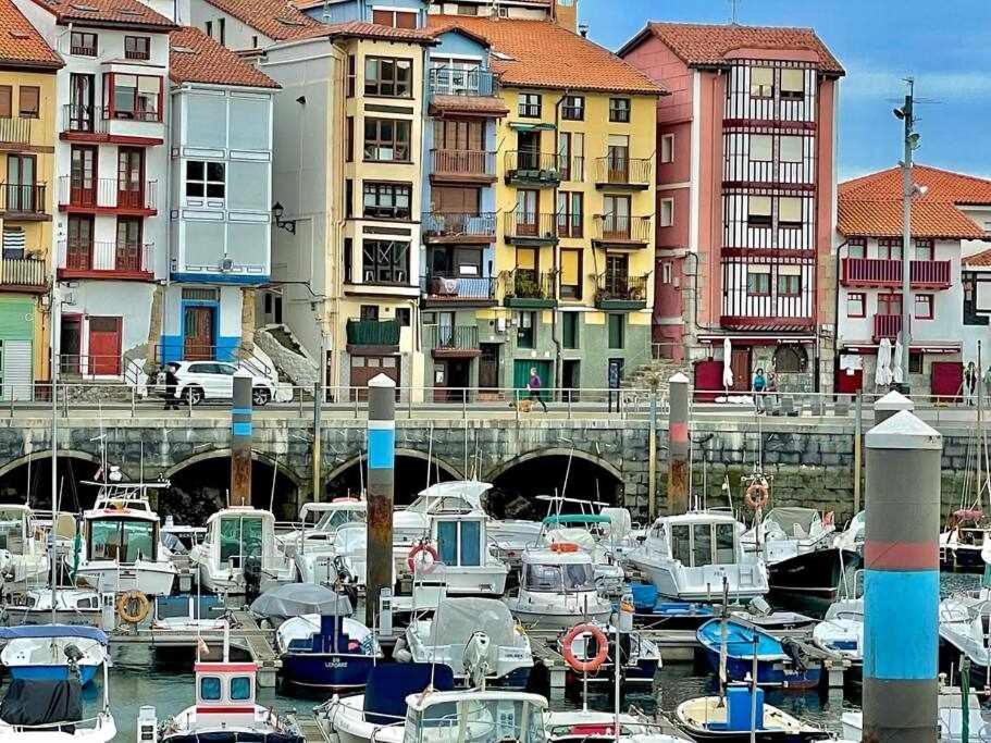 Utsa Eski Piso Con Encanto En 1ª Linea De Puerto Bermeo Exterior foto